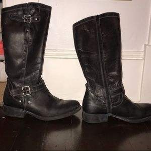 Eric Michael Leather Black Boots